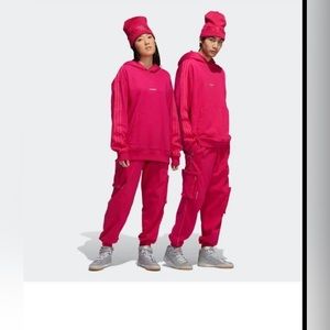 Adidas x Ivy Park Icy Park Pink Cargo Sweat Pants Unisex SZ 2XS